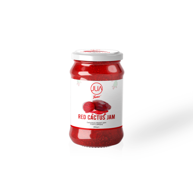 AGAR Limited - JUA By AGAR - JUA Tamu - 250g - Red Cactus Jam - Square - Optimized